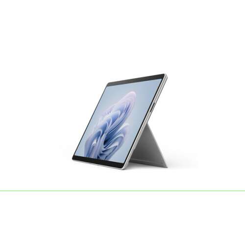 Microsoft Surface Pro 10, 13 hüvelykes 2 az 1-ben tablet, platina, 3/4-es nézet