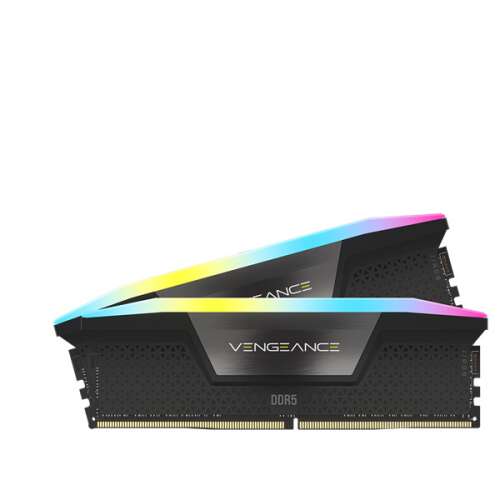 Corsair Vengeance RGB DDR5 64GB (2x32GB) 6000MHz RAM, fekete