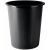 Donau 14-liter black paper bin for office or home use