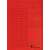 Red A4 cardboard folder with ties, Victoria Office brand