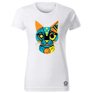 Pop-Art-Graffiti-Katze v2 T-Shirt für Damen - 19 Farben, XS-2XL 105514732