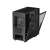 DeepCool CH360 Black computer case with tempered glass side panel open