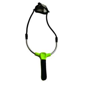 Silstar CP12 csúzli zöld markolattal és fekete gumiszalagokkal - Csúzli & etetőrakéta