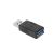 Adapter USB USB - USB Czarny  (LEC-ZLA0866) 105544447