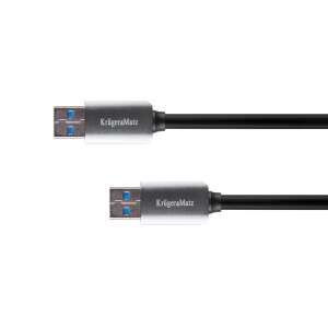 Kabel USB 3.0 Kruger & Matz, długość 1 metr, czarny, srebrne złącza - Kabel USB