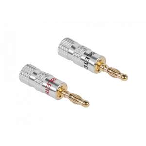 Cabletech banán dugó, prémium minőségben, 2 db-os csomag - Cabletech