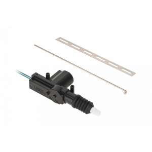 Actuator de blocare a ușii auto Peiying, 12V, forță de tragere 4,5 kg, cursă 18 mm, cap rotativ 360 de grade, 2 pini, material ABS, temperatura de funcționare de la -40 °C la 80 °C - Electronica auto