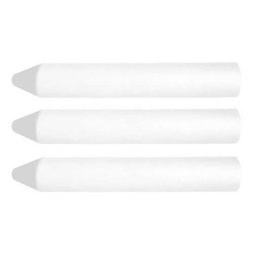 3 sztuki białej kredy technicznej, 13 x 85 mm