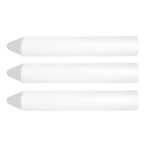 3 Stück weiße technische Kreide, 13 x 85 mm - Kreiden