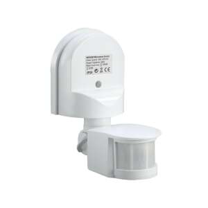 Mikrovlnný senzor Maclean Energy MCE25, uhol detekcie 180°, maximálny výkon 1200W, biely - Elektrická inštalácia