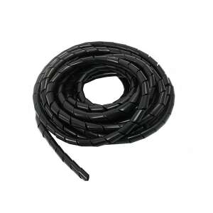 Maclean 3m Schwarze Spiralkabelbinder - Kabelführung