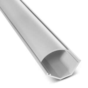 Maclean MCTV-575 weiße Kabelkanal, 1,5 m lang, 43 x 23 mm, zum Verbergen von Kabeln - Kabelführung