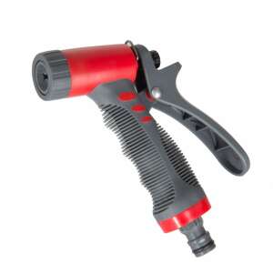 Vörös és szürke műanyag kerti tömlő fúvóka állítható permetezési mintákkal - Locsolófej