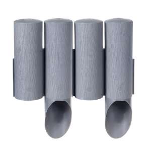 Palisadă de grădină Cellfast Standard 4, gri, 2,3m lungime, 4 bucăți - Borduri gradina