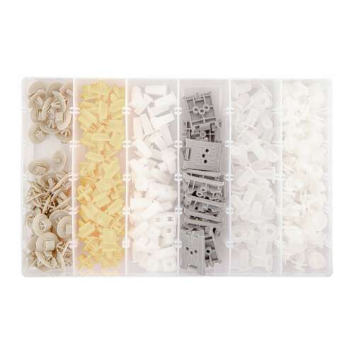 Renault autócsipesz készlet, 300 db, különféle autókhoz való csipeszek