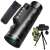 VG 14360 monocular telescope with tripod, black, with phone holder and tripod