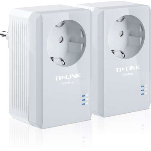 TP-LINK TL-PA4010P AV500 Starter Kit adaptera Powerline s prolazom AC, 2 komada