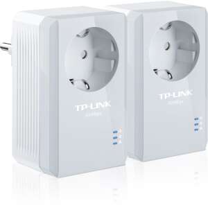 TP-LINK TL-PA4010P AV500 Стартов комплект адаптери Powerline с преминаване AC, 2 броя - TP-Link Усилвател на сигнала