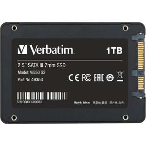 Verbatim Vi550 S3 1TB 2,5 Zoll SATA III 7mm SSD - SSD-Laufwerke