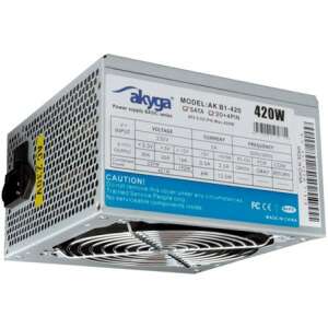 Akyga Basic ATX 420W power supply, model AK-B1-420, with 3 SATA connectors - OEM