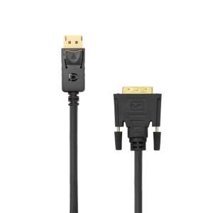Sbox SX-535179 DisplayPort - DVI-D hím - hím kábel, 2m fekete - DisplayPort átalakító