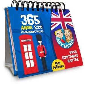 Agymenők 365 angol szó példamondatokkal  9-11 éveseknek - Képes szótanuló naptár 34773879 Gyermek nyelvkönyv