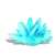 Blue crystal grown with 4M Crystal Growing kit