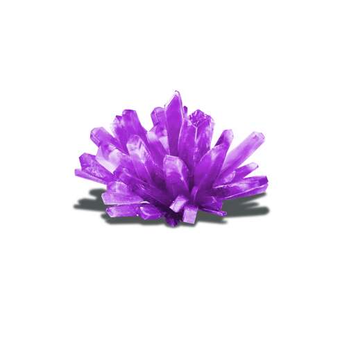 Cristal violet crescut cu setul 4M pentru creșterea cristalelor