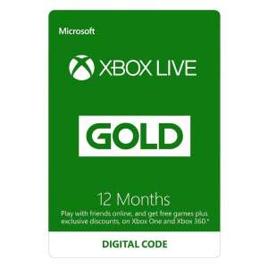 Microsoft Xbox Live Gold 12 hónapos feltöltőkártya 58169259 