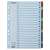 Esselte A4 1-20 Mylar Laminated Card Index Dividers
