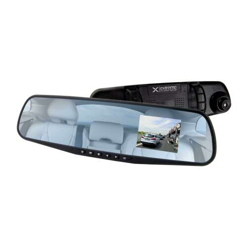 Esperanza Extreme XDR103 MIRROR black car camera, wide angle view, 1080p resolution