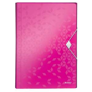 LEITZ "Wow" A4 pink 6-pocket expanding file - Office Supplie & Stationery