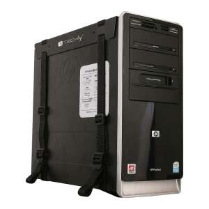 Techly uchwyt pod biurko do komputera PC z regulowanymi paskami, trzymający komputer HP - Techly