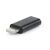 Gembird A-USB-CF8PM-01 Lightning - USB Type-C (Apa - Anya) fekete adapter 79260121