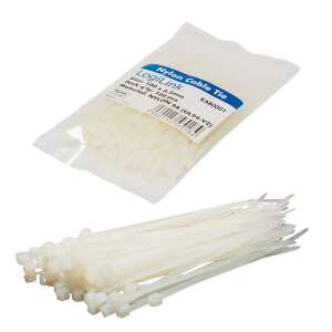 LogiLink KAB0001 Legături de cablu din nylon, pachet de 100, 100x2,5mm - Legături de cablu