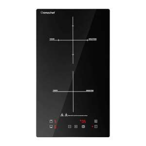 AMZCHEF IRC119 indukciós főzőlap, 2 főzőzóna, fekete üveg, 3300W - Amzchef