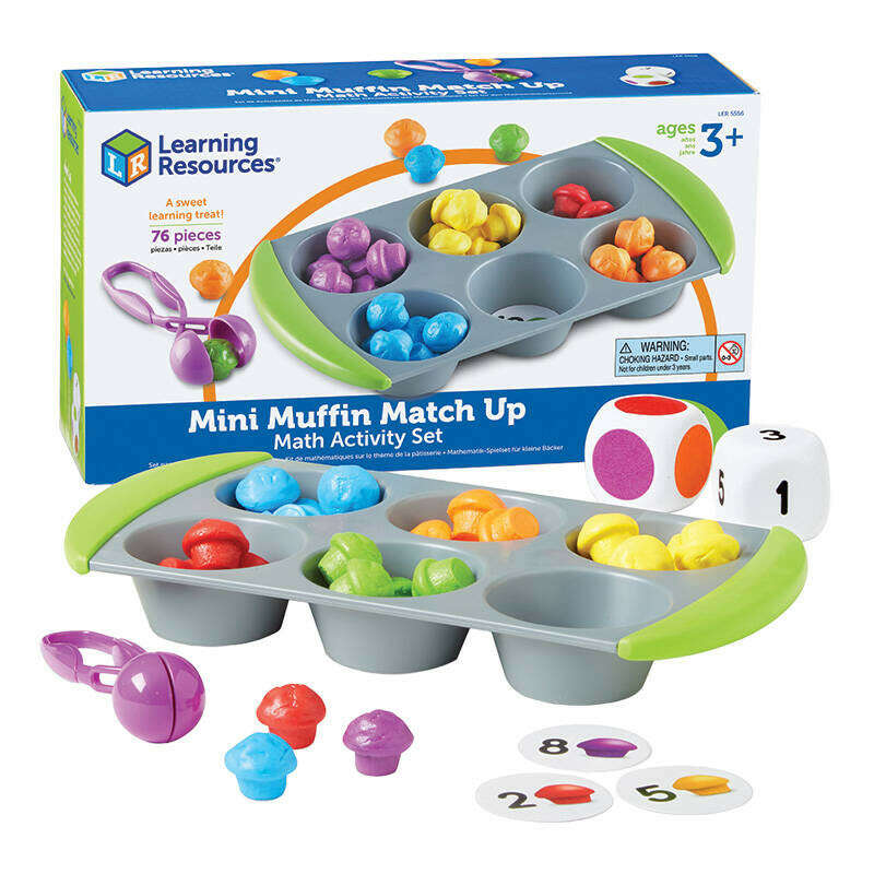 Mini Muffin Match Up Math Activity Set Learning Resources LER 55...