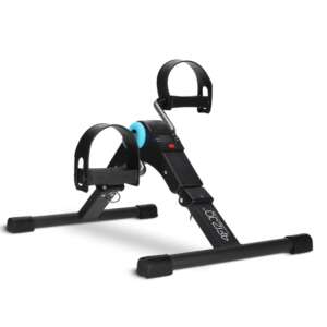 4FIZJO Mini 2in1 Rehabilitációs kerékpár, fekete otthoni edzőkerékpár, felső és alsó test edzéséhez - Szobabicikli