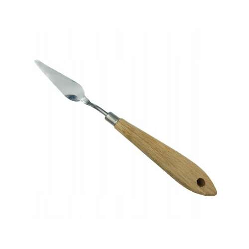Leather Expert Large Leather Filler Application Spatula, Wooden Handle