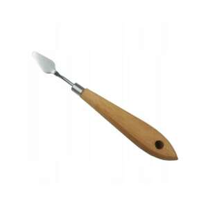 Leather Expert Leather Filler Application Spatula, Small Size, Wood Handle, Metal Blade - Leather Expert