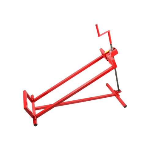 Stand pentru ATV Geko G02183, roșu, capacitate de 400 kg, pentru mașini de tuns iarba, tractoare mici, quad-uri