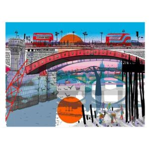 Složena slagalica Ravensburger 1500 dijelova - Londonski most - Ravensburger Puzzle