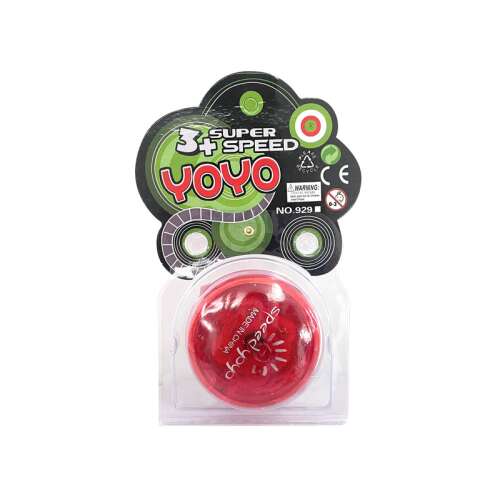 Rotes leuchtendes Jojo, 6 cm, Super Speed Yo-Yo, Nr. 929, Hergestellt in China