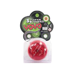 Červené svietiace jojo, 6 cm, Super Speed Yo-Yo, Č. 929, Vyrobené v Číne - Logické hry