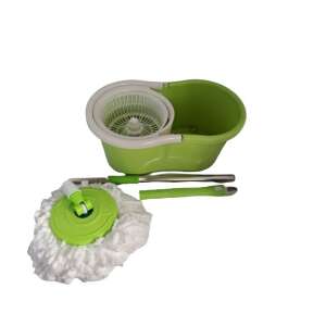 Centrifugás Felmosó Szett - Zöld - 22x45x22 cm