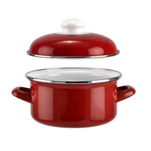 Perfect Home Zománcozott Lábas - Piros - 20 cm - 3 l