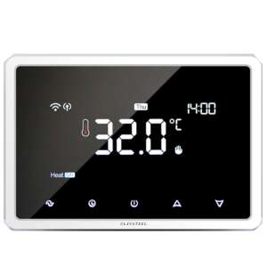CLAUSTEEL ME98 Okos Vezeték nélküli Szobatermosztát, érintőképernyős kijelzővel és heti programozással - Szobatermosztát