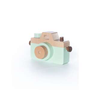 Cameră din lemn fabricată manual Marc Toys în culoarea verde deschis, jucărie de joacă de rol pentru copii - Nonbrand Jocuri si jucarii creative