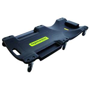 Topmaster 6-wheel creeper, black, for mechanics, garage, workshop, car repair - Mechanic Chair