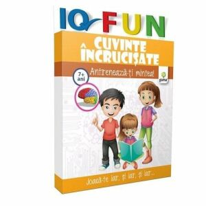 IQ FUN - Cuvinte Încrucișate - Joc Educațional - 7-9 ani 138377918 - Cărți